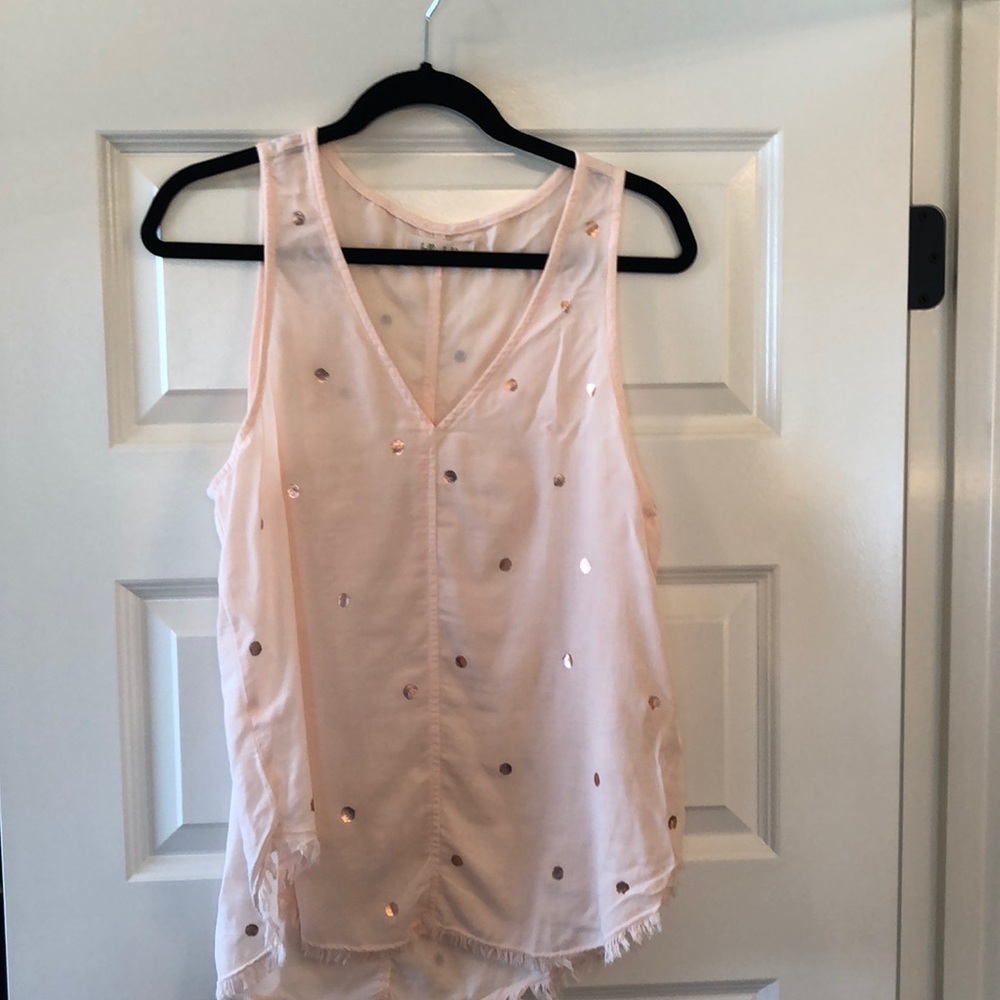 Bella dahl rose tank